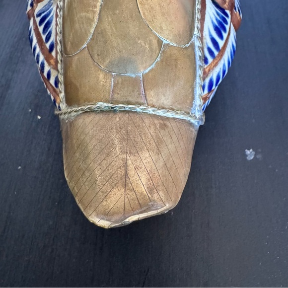 Vintage Mexican Tonala Pottery and Brass Duck - Picture 5 of 8